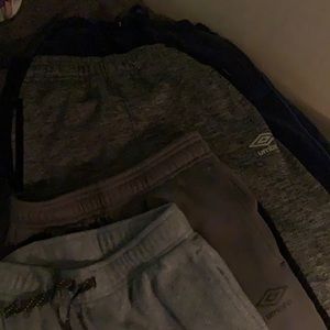 Bundle of Sweatpants Sz 8-10 3 Umbro 1 Cat&Jack